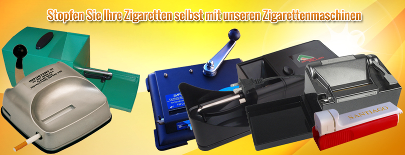Tabakmaschinen günstig online kaufen / bestellen im Online Tabak Shop von Tabac-Trends.ch